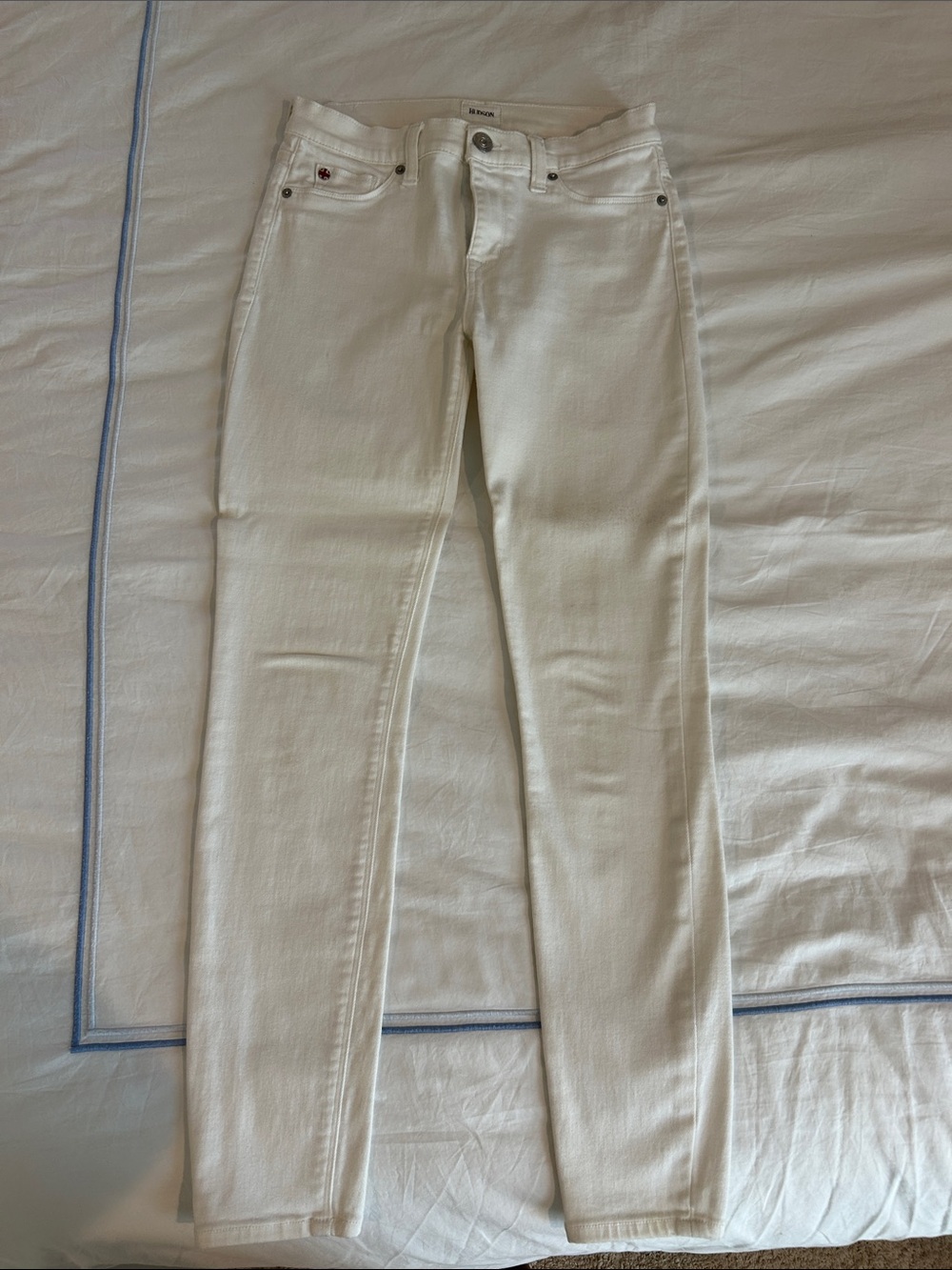 Hudson Jeans White Skinny Jeans